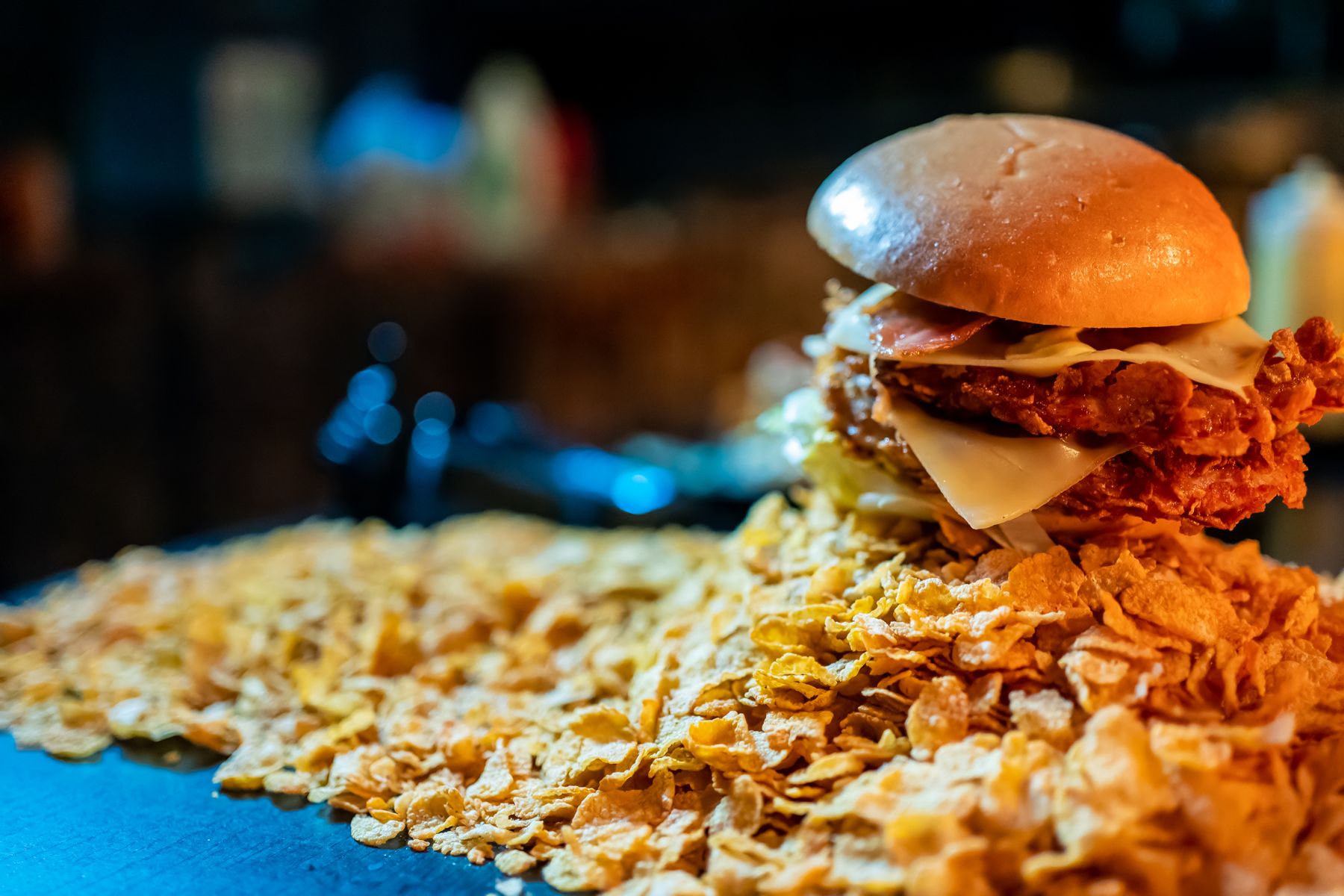 Hamburguesa crujiente Can Xam&Pa