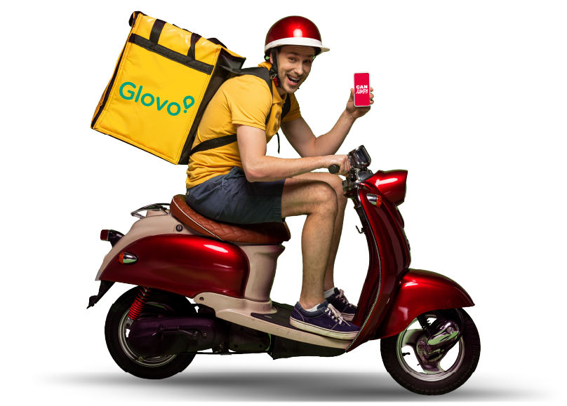 Pide a domicilio con Glovo