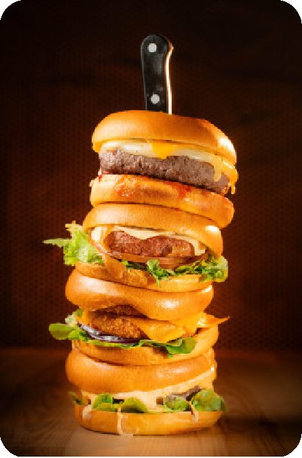 La carne de las burgers Can Xam&Pa